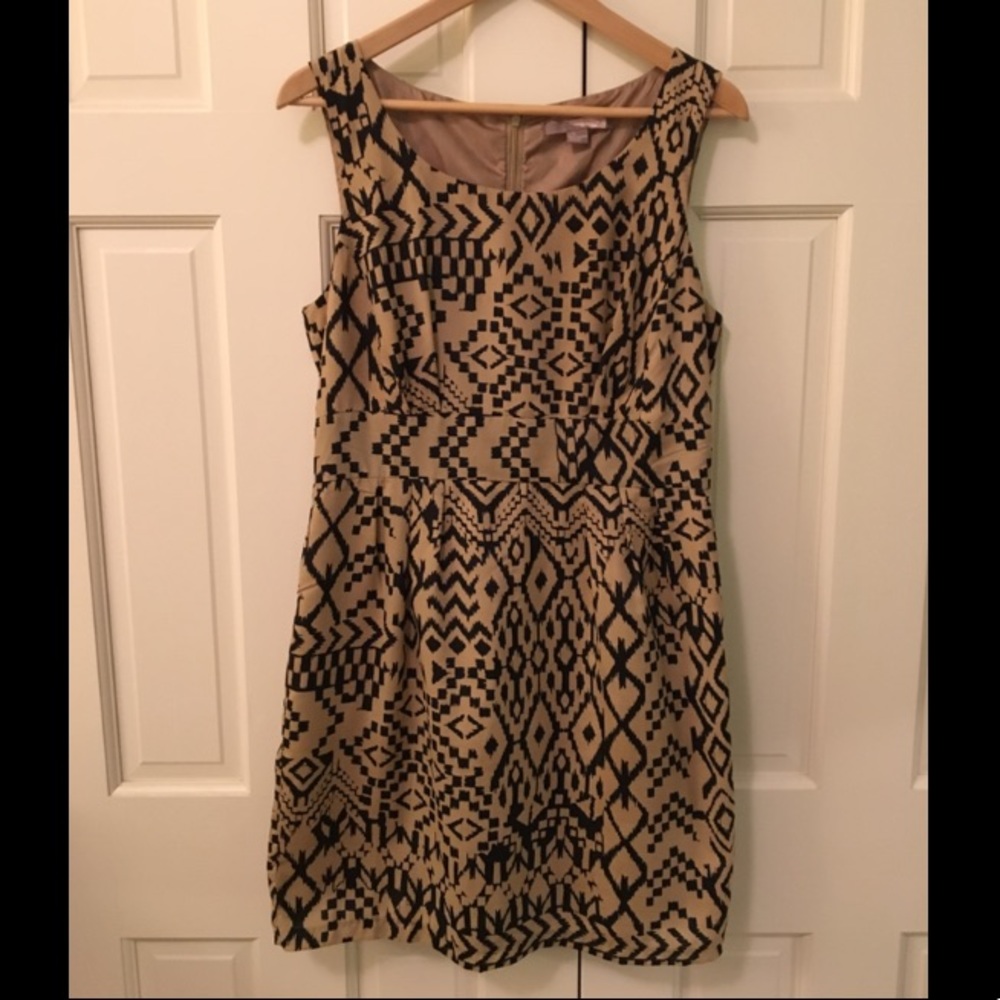 Patterned Pencil Dress